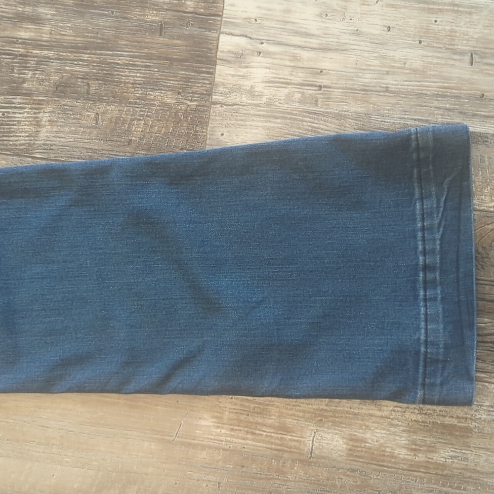 KIMES RANCH Women's Lola Dark Indigo Trouser Cut Flare Jeans jeans sz 6x36L EUC - Picture 15 of 16